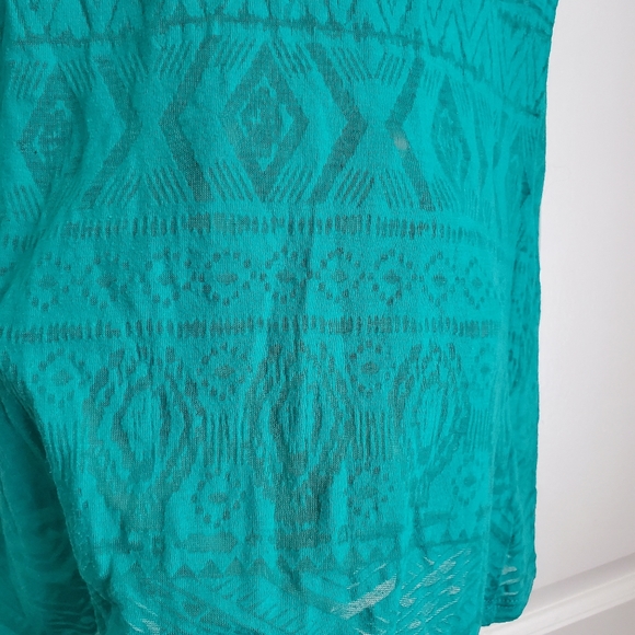 Derek Heart Aztec transparent shirt - Picture 2 of 6